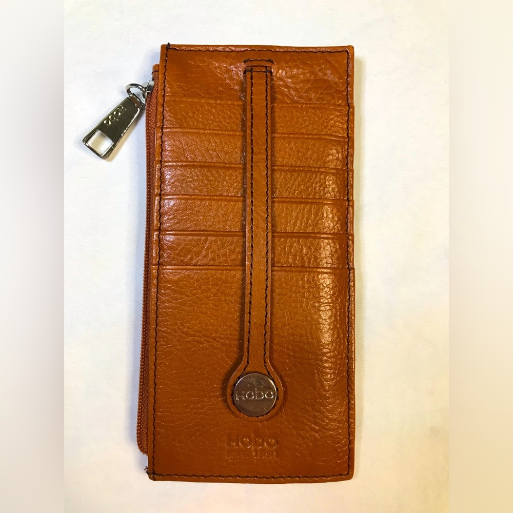 HOBO Linn Card Case - Camel/honey color